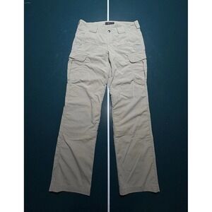 511 Tactical Stryke Pants Women's 8 Beige Cargo Ripstop Workwear Hiking Outdoor